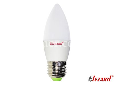 Світлодіодна лампа для будинку свічка B35 7W 2700K E27 220V LEZARD427-B35-2707 427-B35-2707 фото