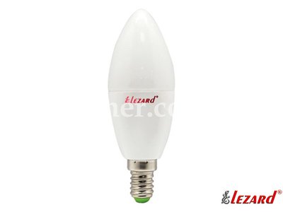 LED лампочка свічка B35 5W 2700K E14 220V LEZARD427-В35-1405 427-В35-1405 фото