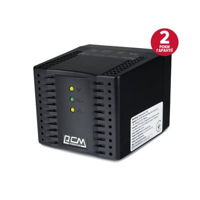 Стабилизатор напряжения Powercom TCA-600 Black (600 ВА / 300 Вт) TCA-600 Black фото